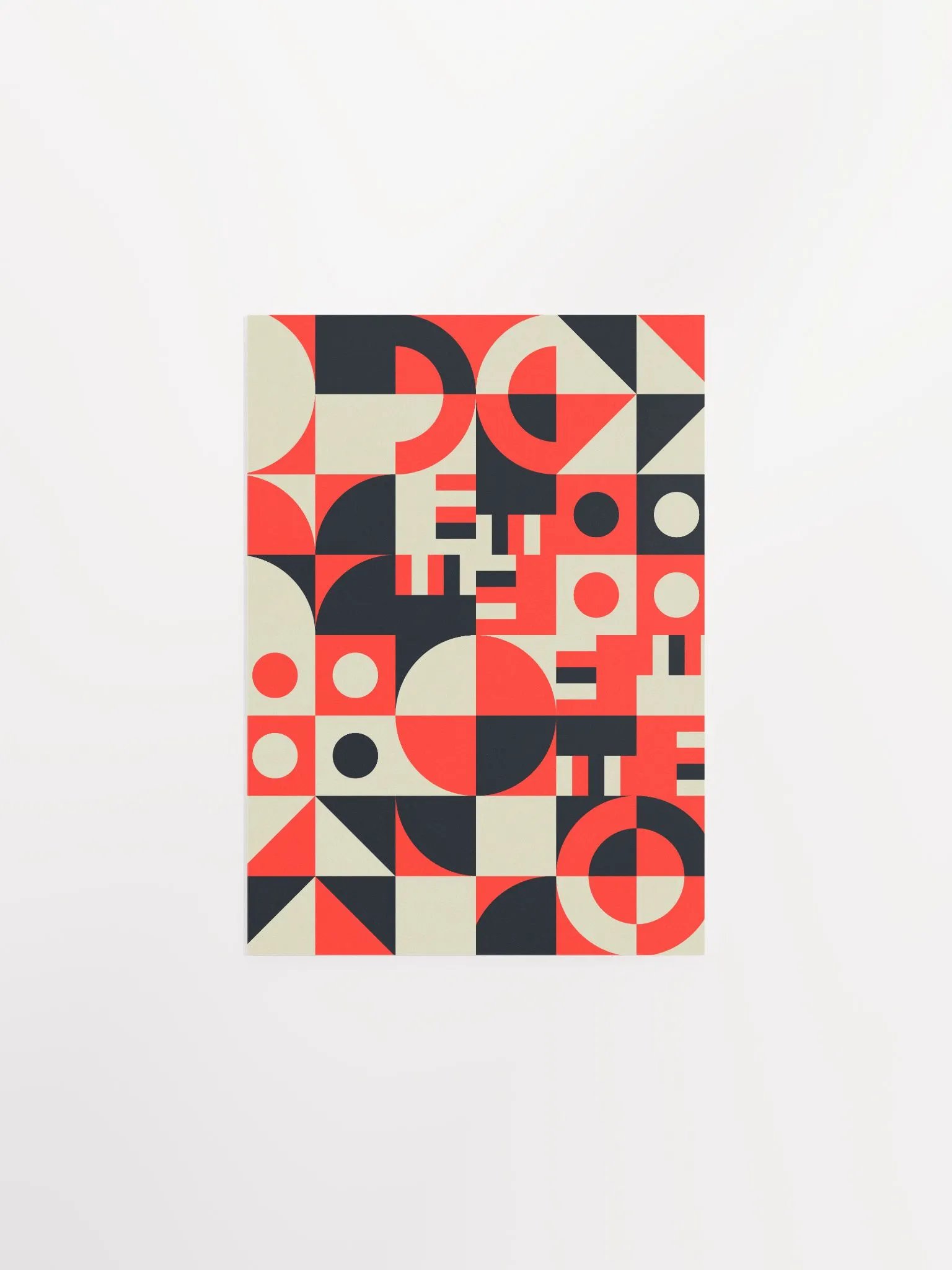 Red Geometric Pattern Print product image (1)