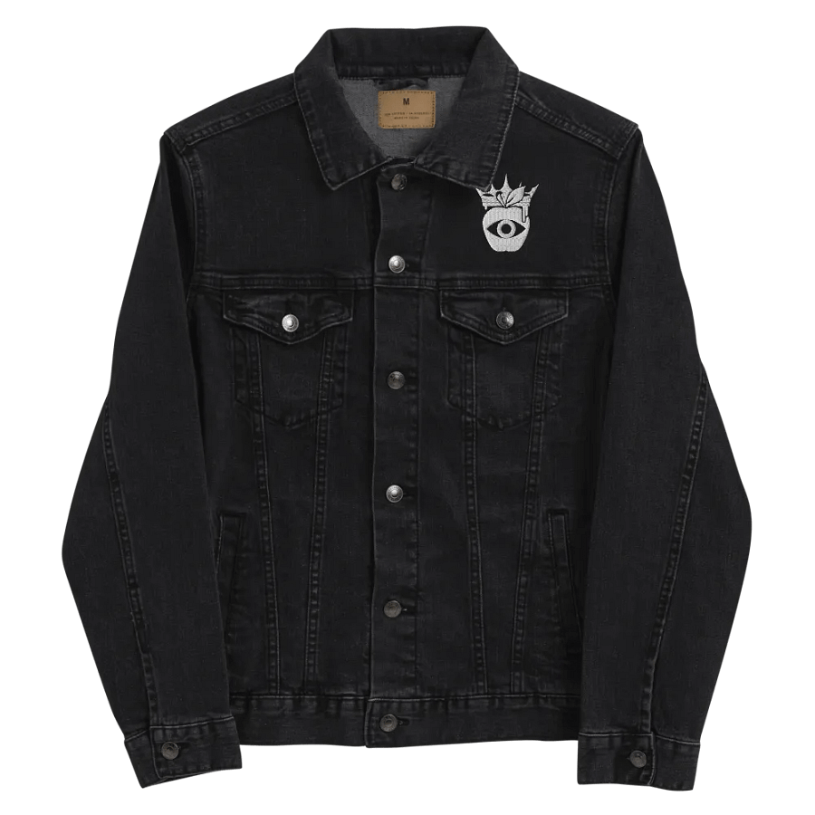 Crowned Apple (White) ✦ Threadfast Denim Jacket product image (5)