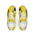Yellow Abstract Men's Athletic Shoes #560 product image (1)
