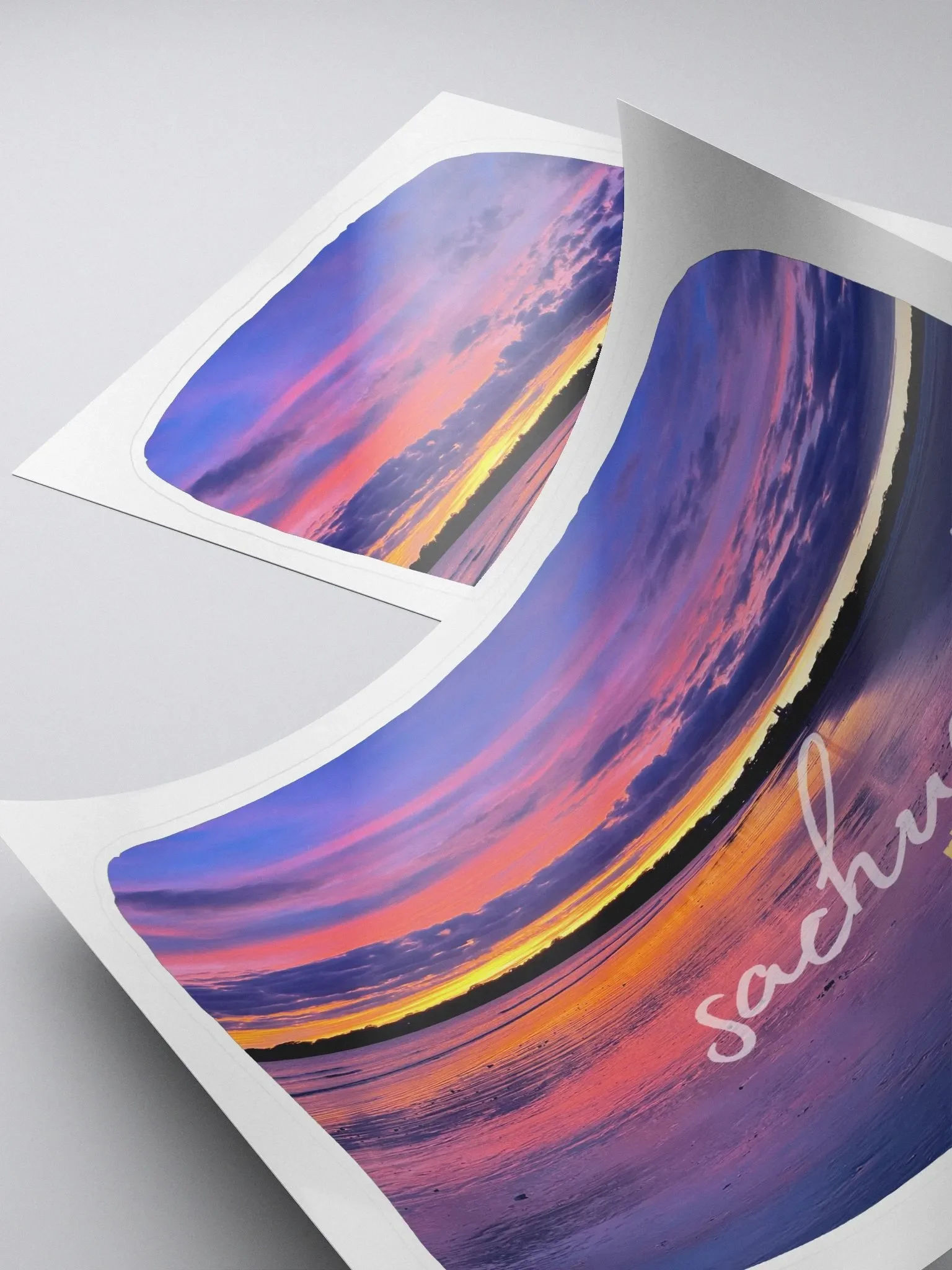 The Ocean State Series: Sachuest Sunset Sticker product image (4)