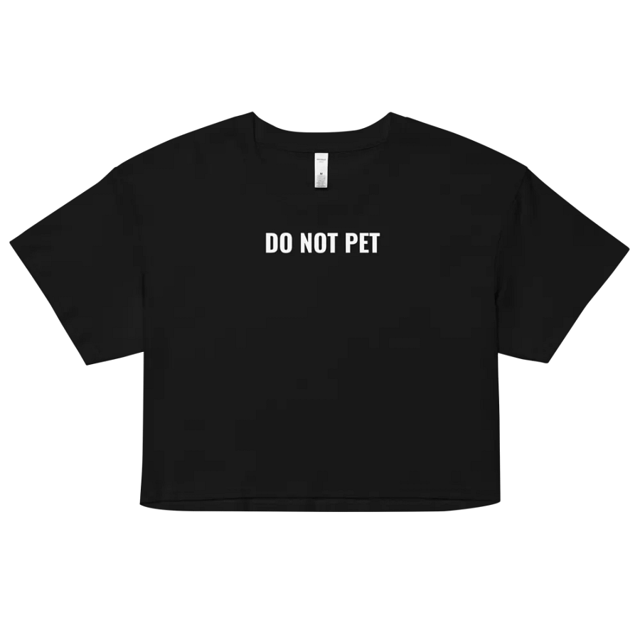 Do Not Pet Cropped Shirt product image (7)