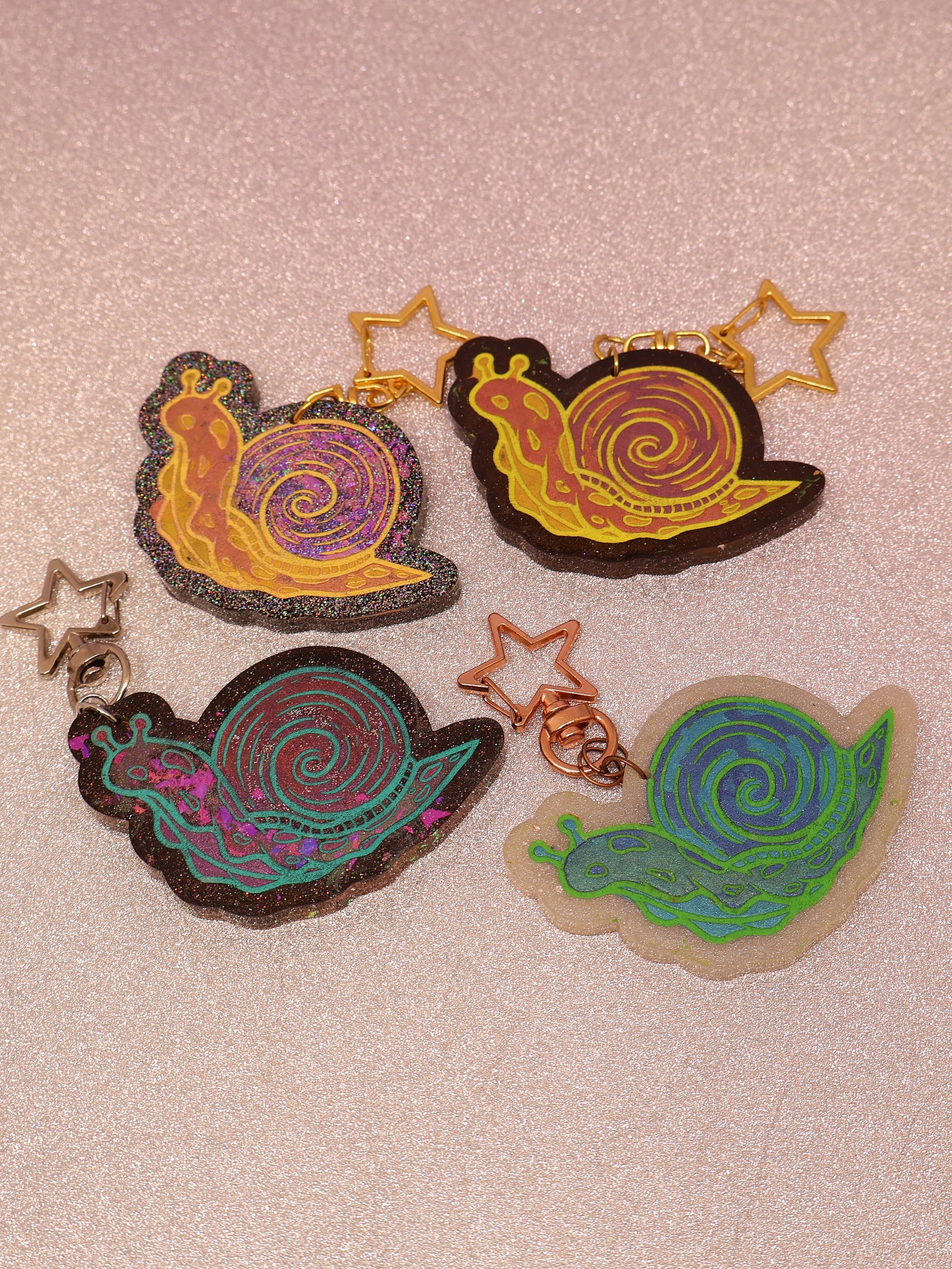 Space Snails Keychain product image (1)