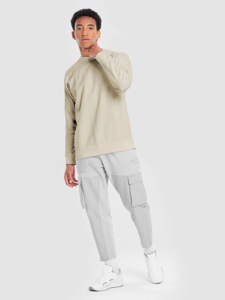 Plain Color Bone Sweatshirt product image (3)