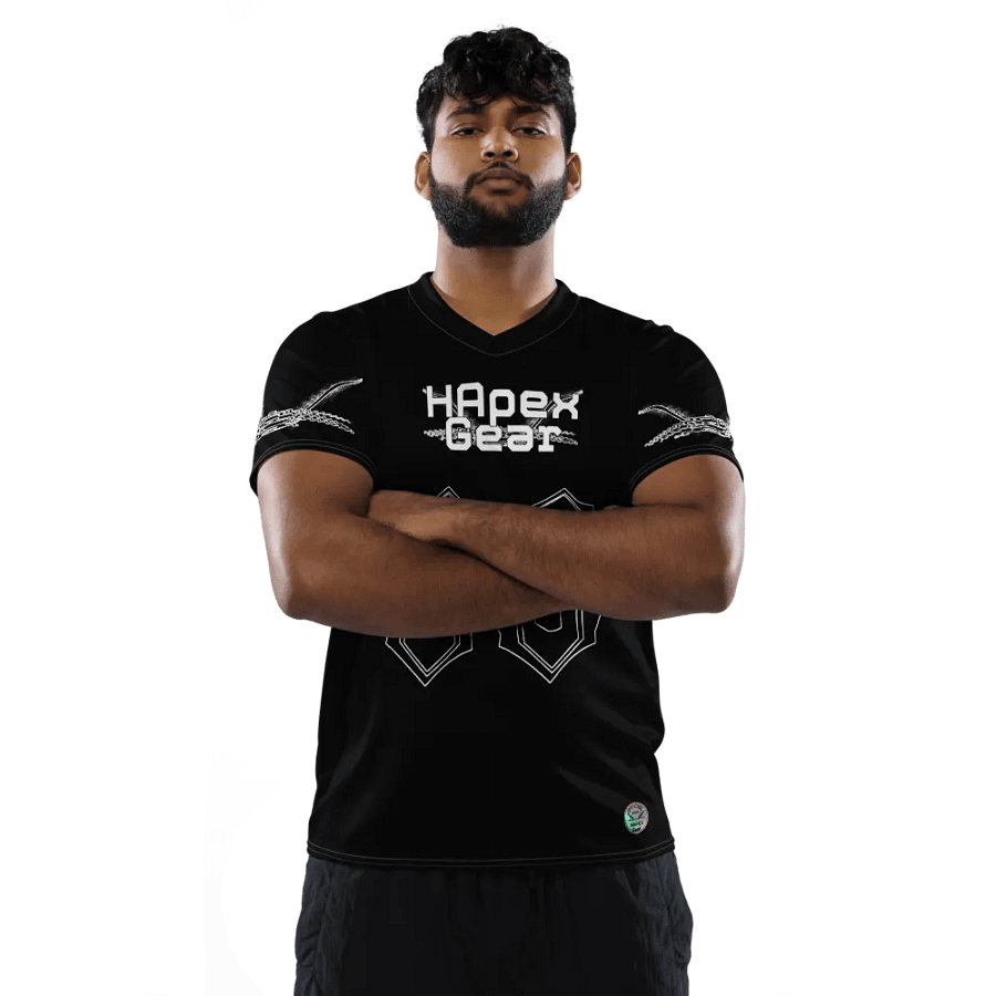 Capital SYNC - Black - Recycled Unisex Sports Jersey - White HApex Gear Black Logo product image (5)