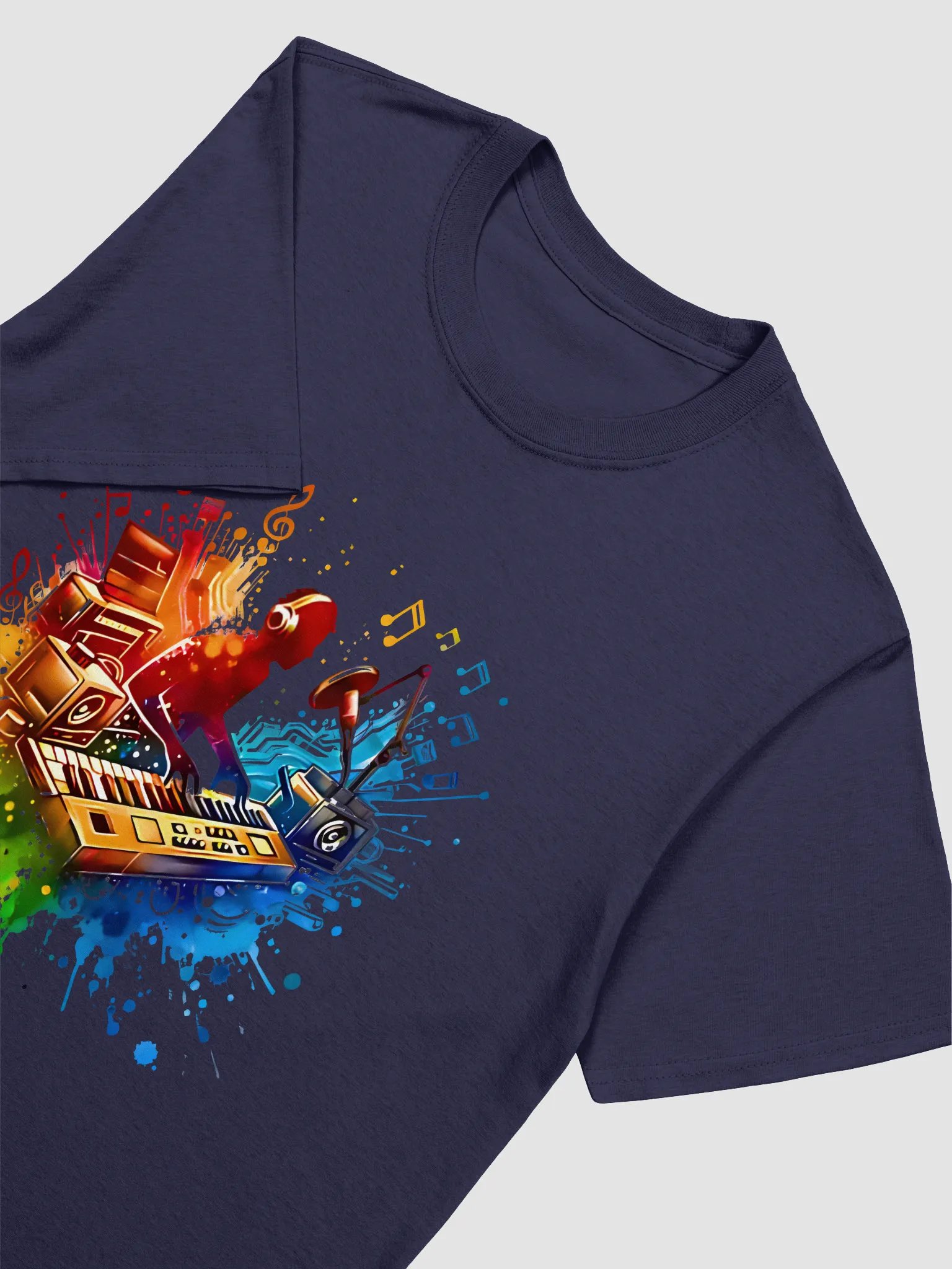Vibrant DJ Groove Unisex T-Shirt product image (6)