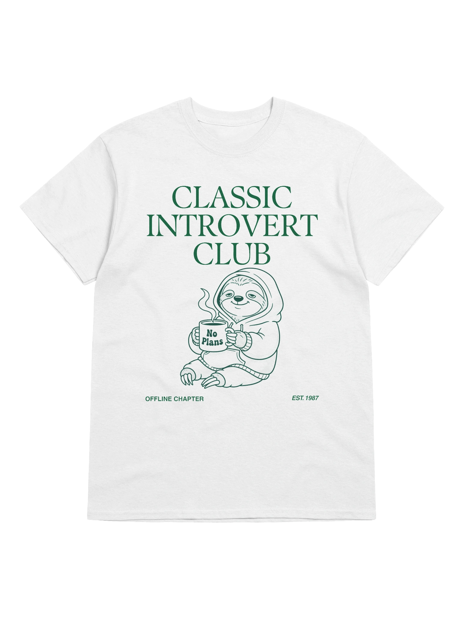 Classic Introvert Club unisex T-Shirt product image (1)