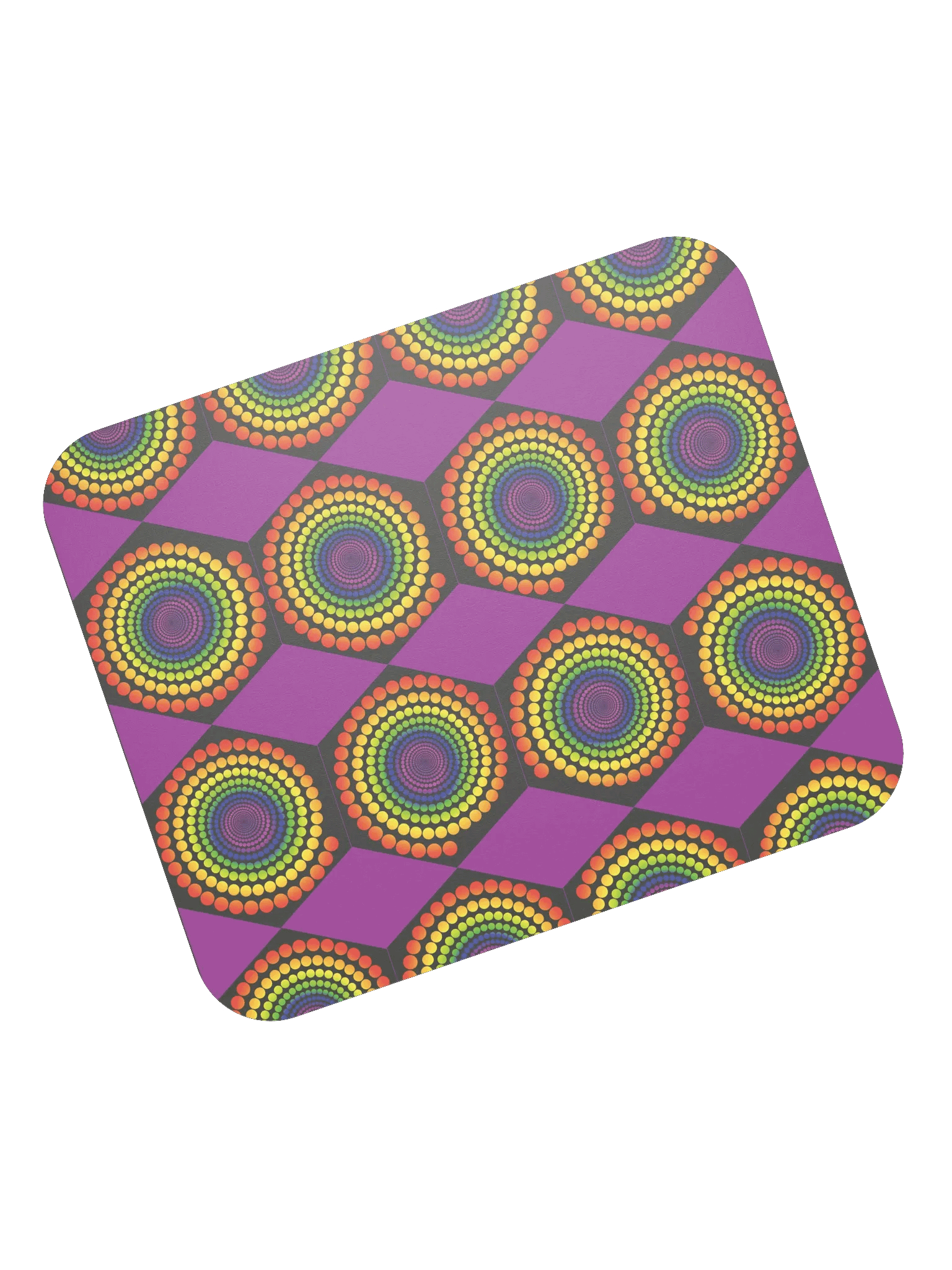 Vivid Spirals Mouse Pad product image (3)