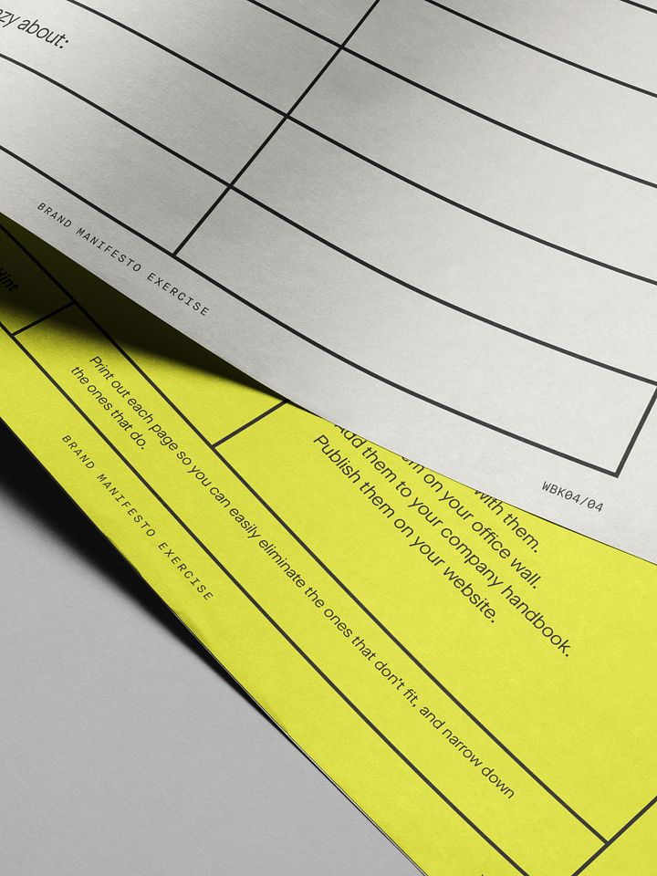 Motto® Write a Brand Manifesto Workbook product image (2)