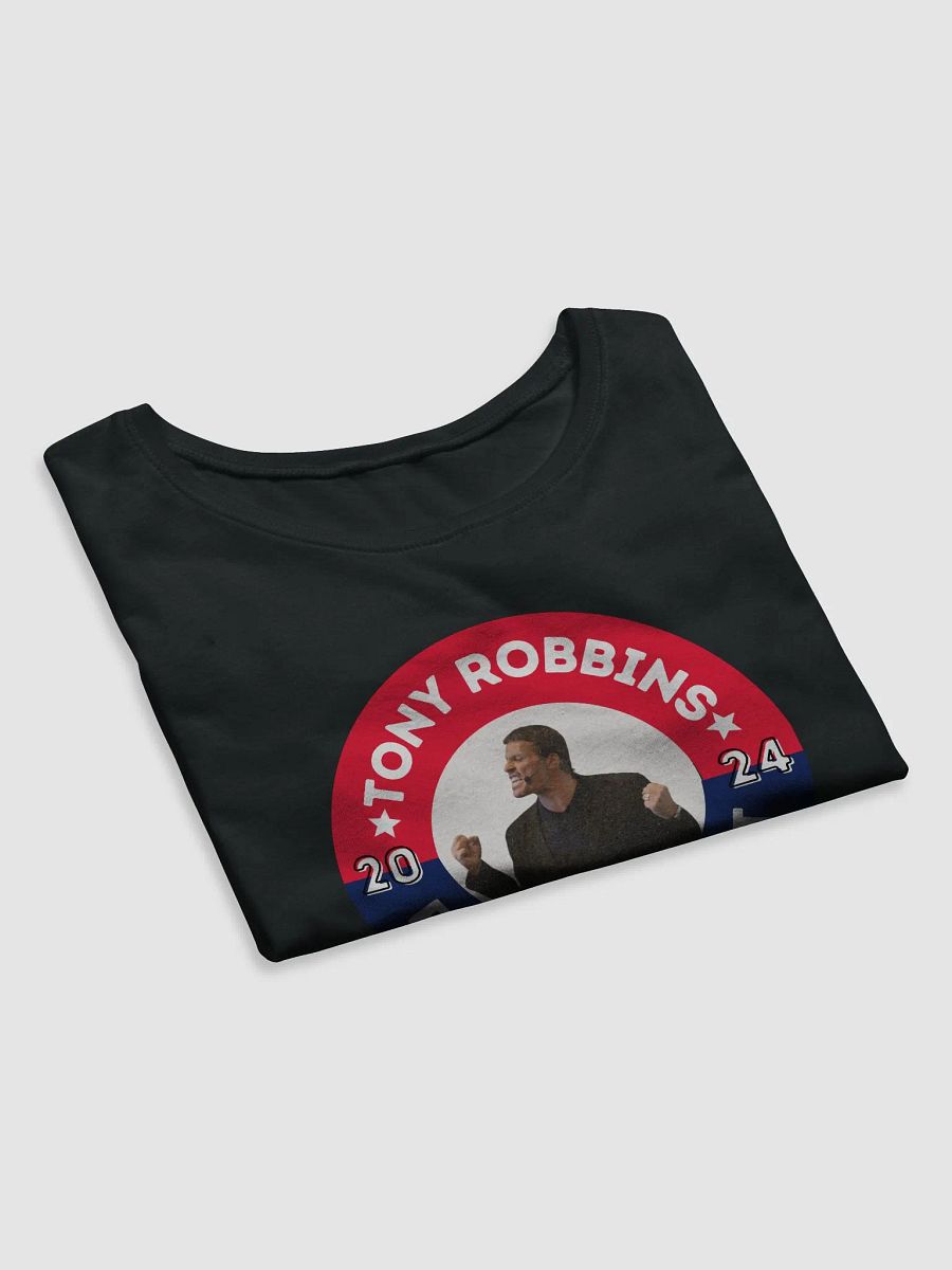 Tony Robbins for President 2024 Campaign Button Bella+Canvas Women's Crop Baby Tee product image (7)