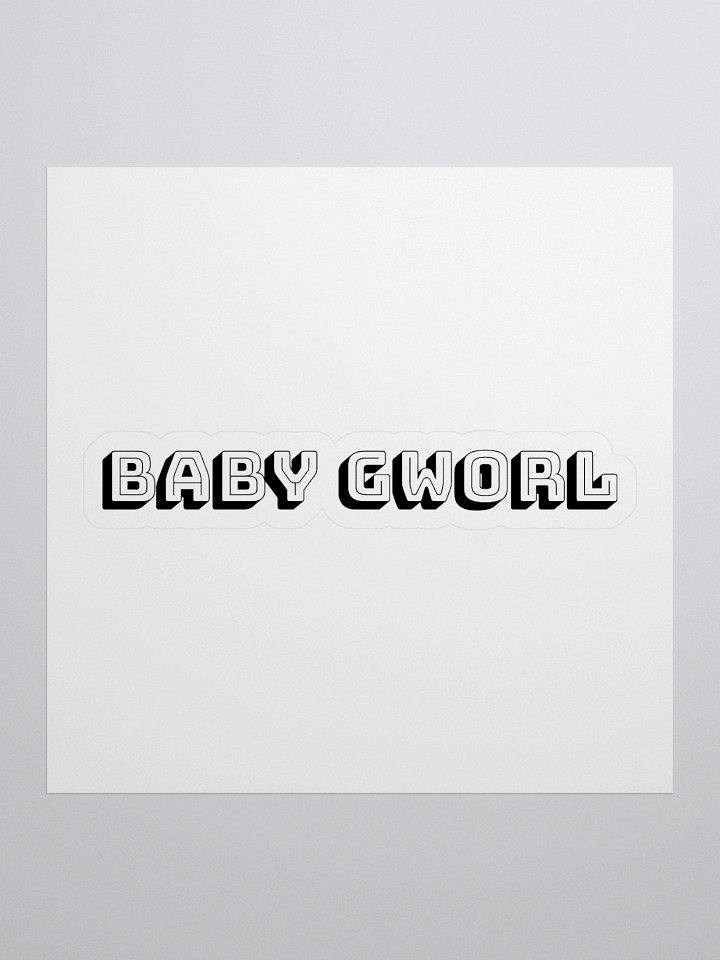 Baby Gworl Sticker product image (1)