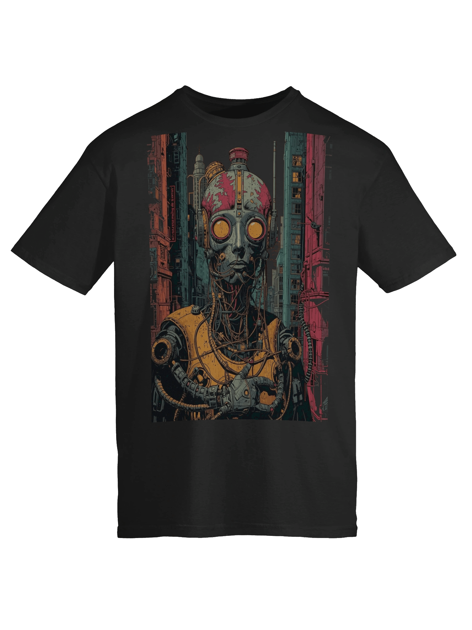 Dystopian Cyborg Punk T-Shirt product image (6)