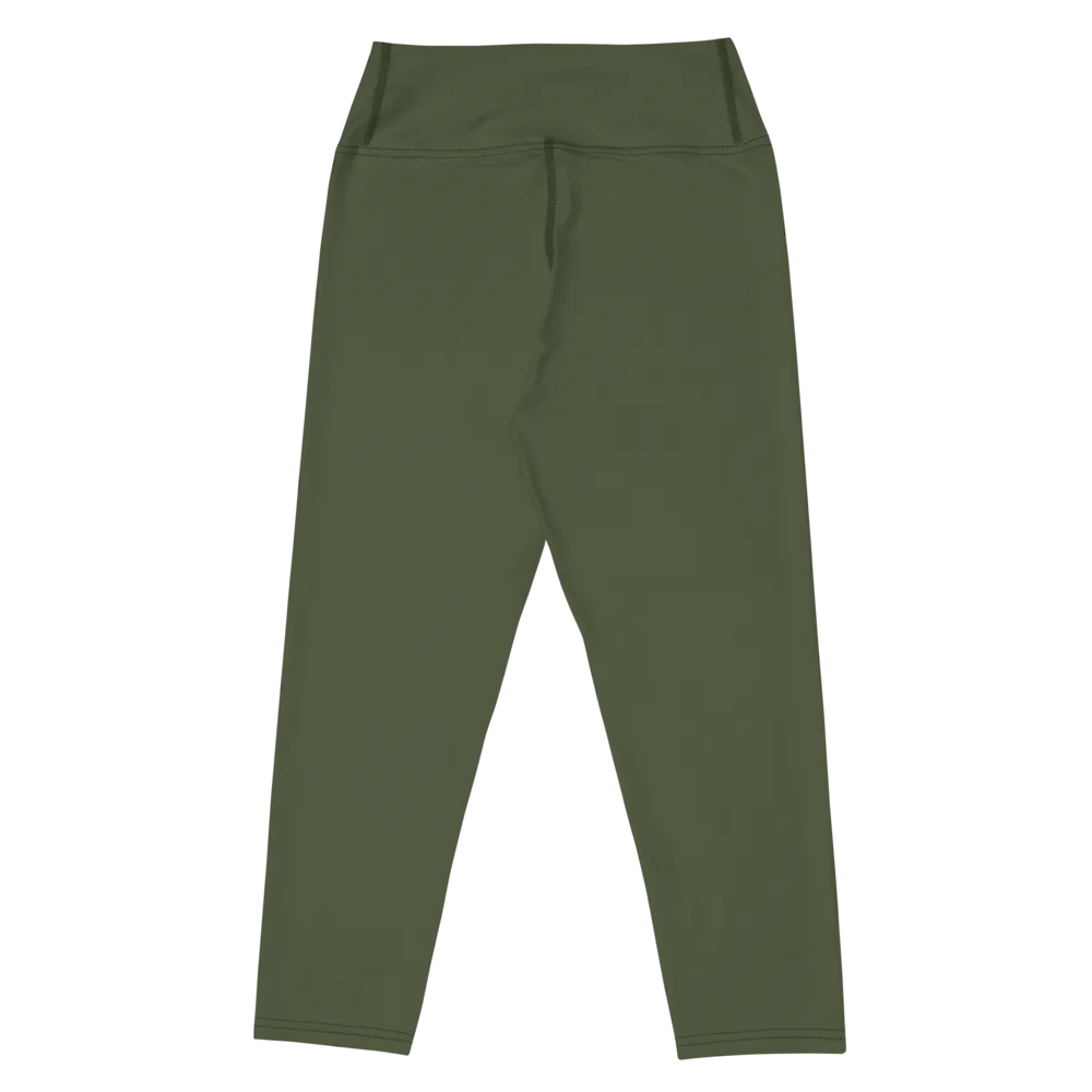 Olive Yoga Capri Leggings product image (5)