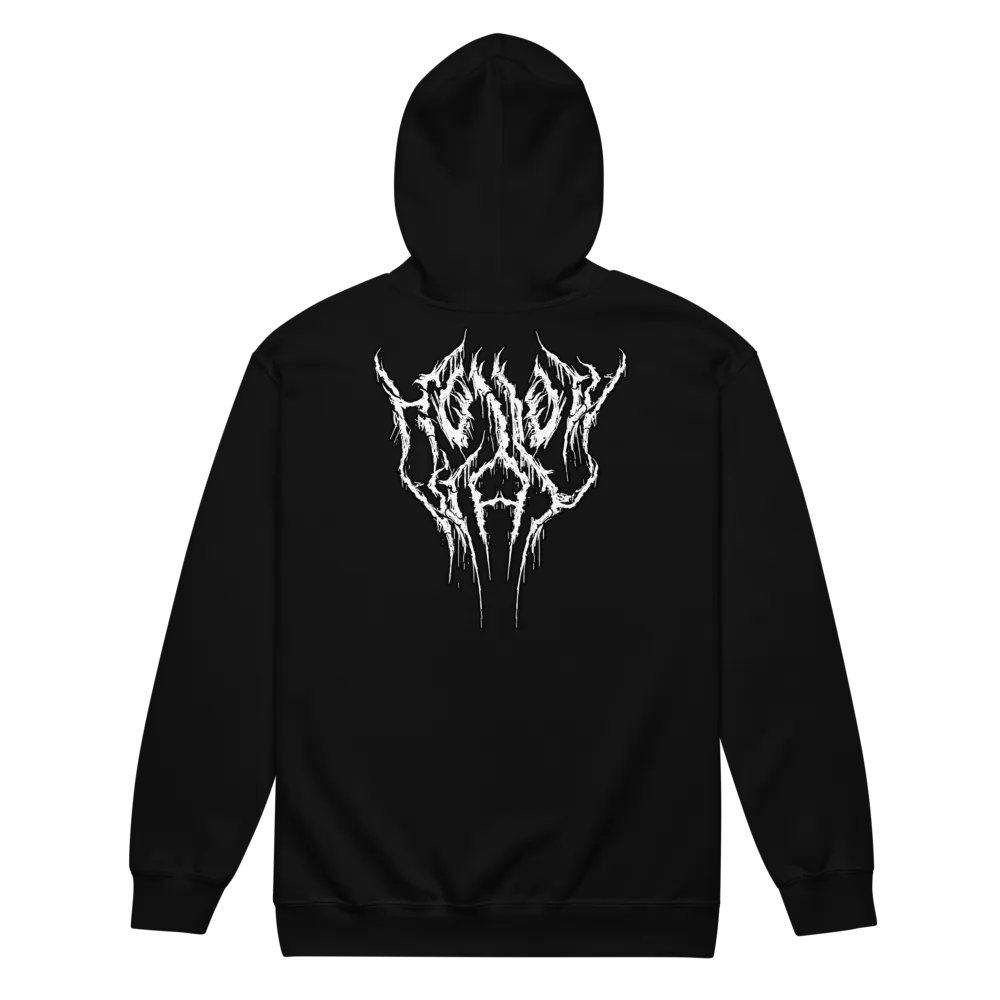 HOLLOWxWAY HOLLOW Heart Zip-Up Hoodie product image (7)
