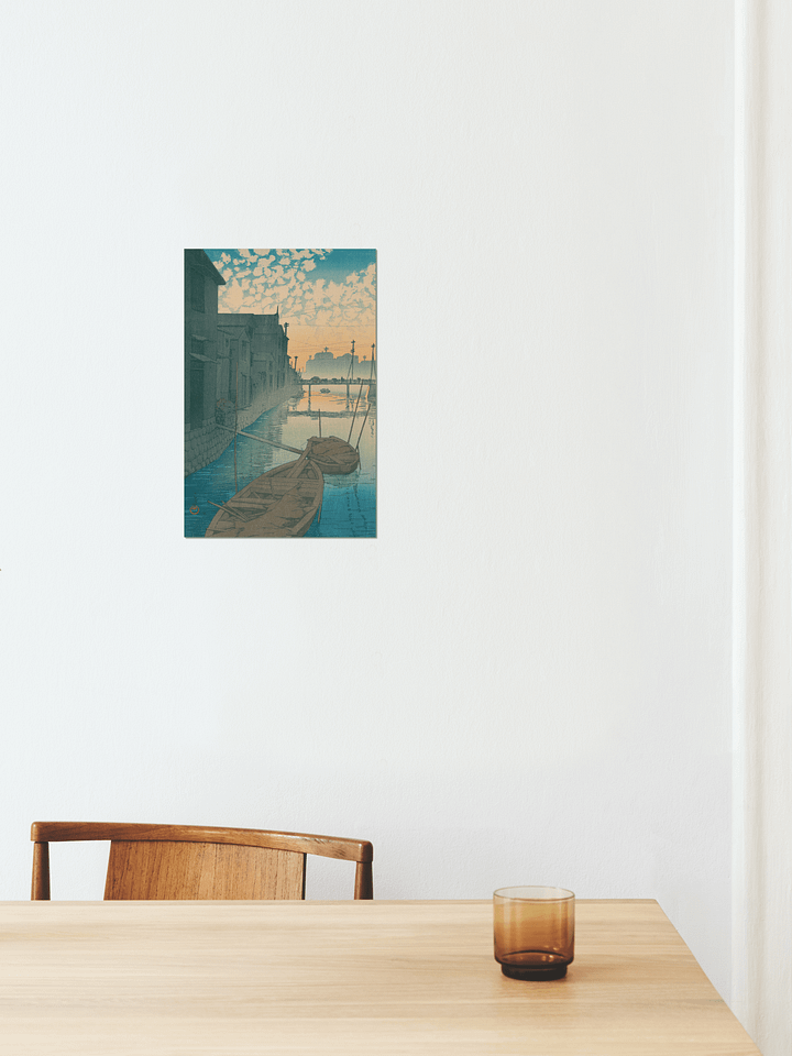 Dawn at Daikon Gashi Riverbank - Kawase Hasui product image (1)