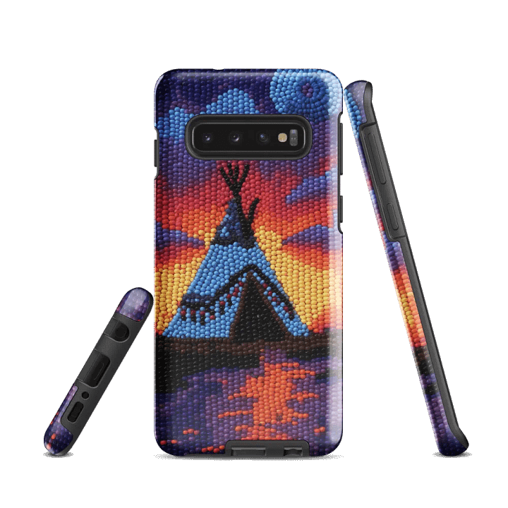 Teepee in Clouds Faux-Beaded Samsung® Tough Case product image (1)