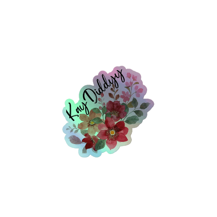Floral Kaydiddyy Holographic Sticker Pack product image (1)