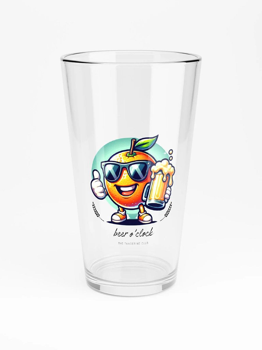Tangerine Beer Pint Glass product image (3)