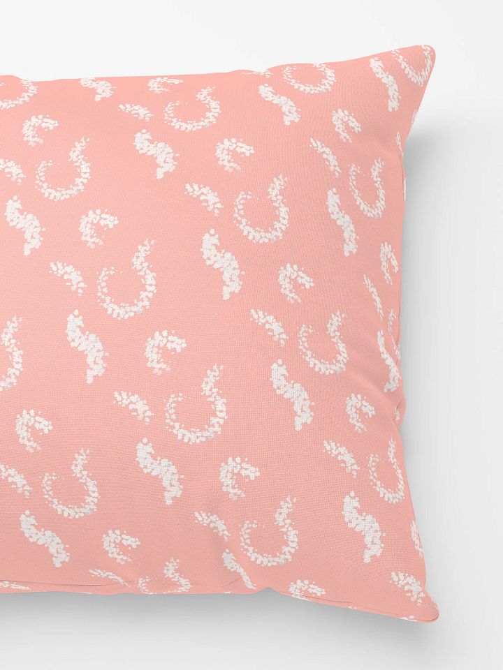 Spring Spritz Throw Pillow - Calm Coral product image (2)