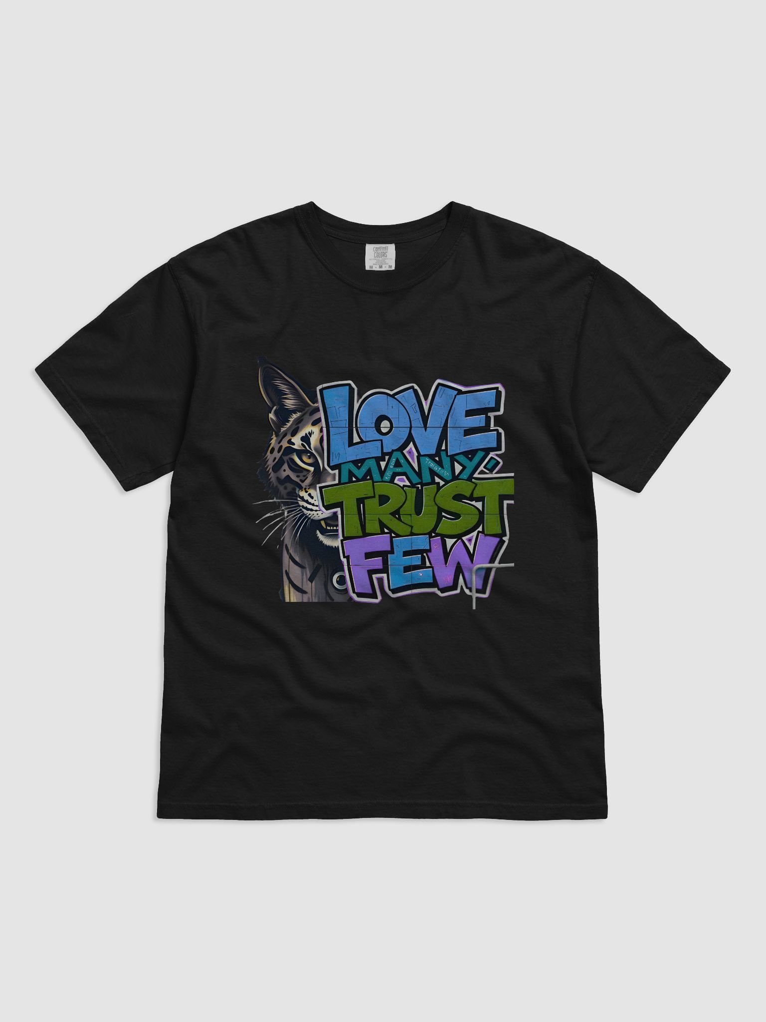 Wild Cat Graffiti Love T-Shirt product image (4)