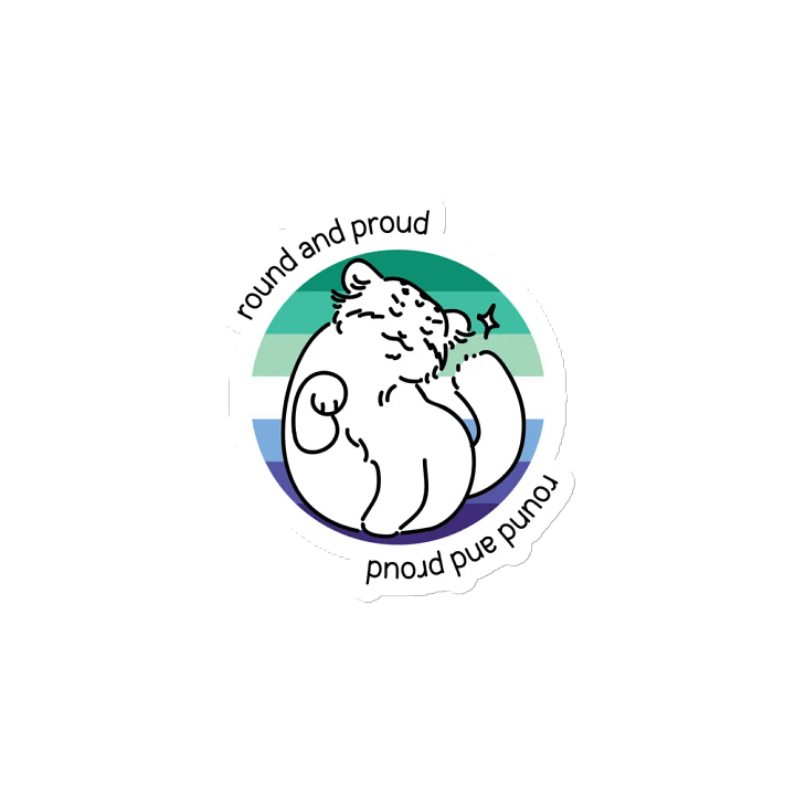 Round and Proud Manul Gay MLM Version - Magnet product image (2)