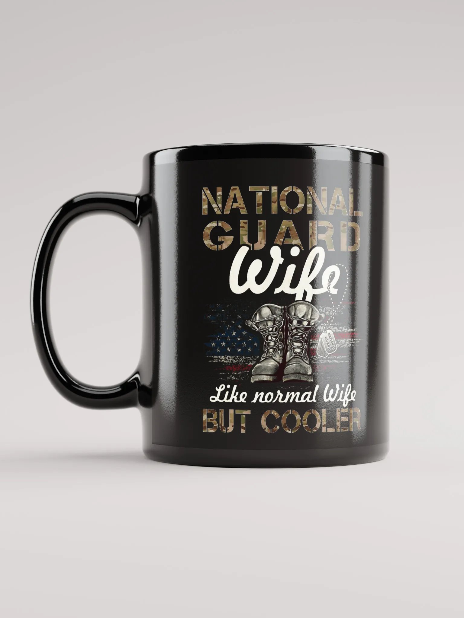 National Guard Wife - Black Mug product image (2)