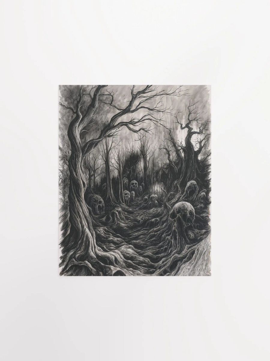 Ethereal Forest Skulls Poster product image (1)