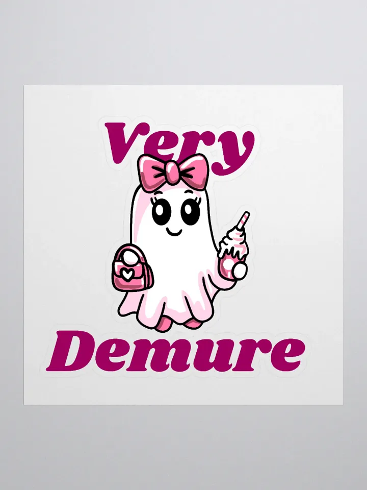 Very Demure Cute Ghost Sticker product image (1)