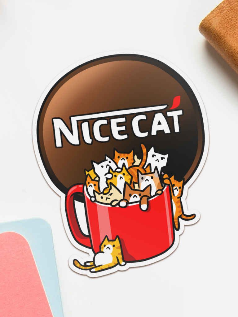 NiceCat Sticker product image (1)