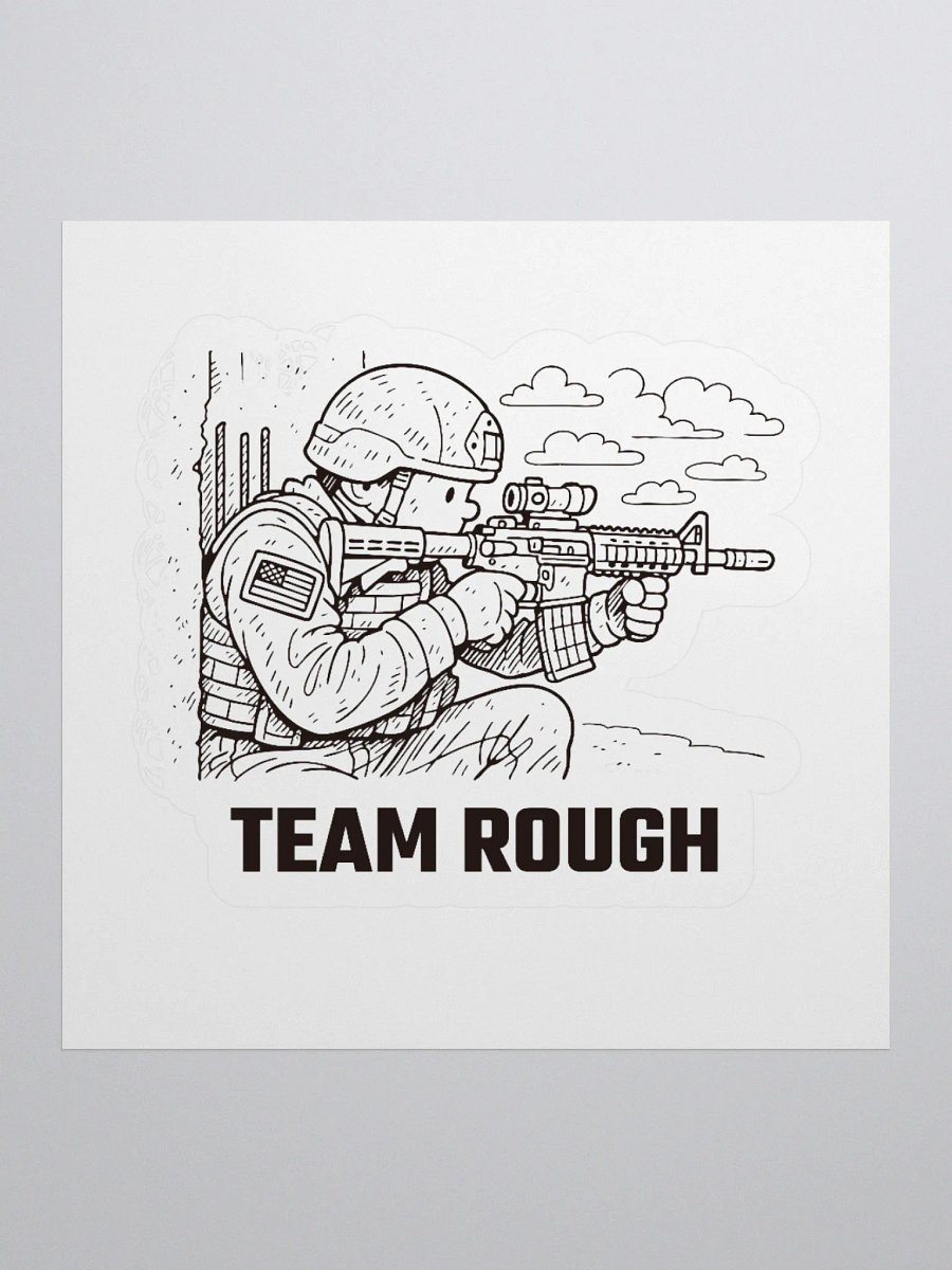 Team Rough – Military-Inspired Bold Graphic Tee | i Roar Concept Design product image (1)
