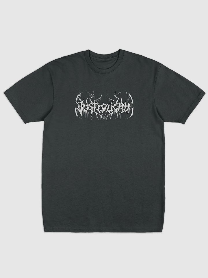 Justloliehh metal logo White TSHIRT product image (1)