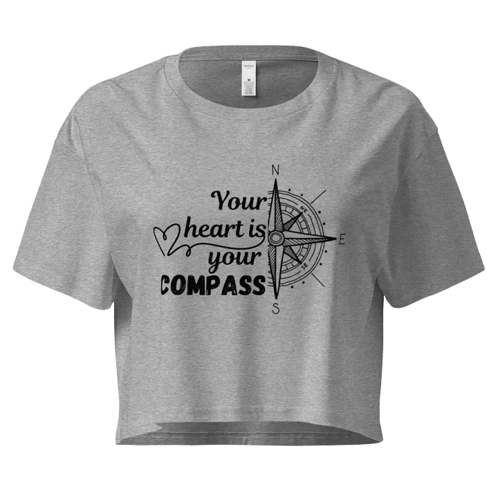 Heart’s Compass Light Color Crop Top product image (1)