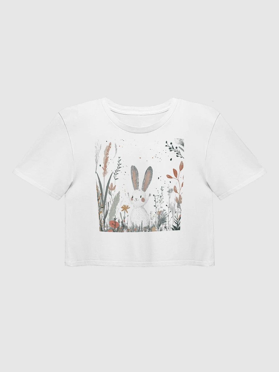 Whimsical Garden Bunny Crop Top product image (2)