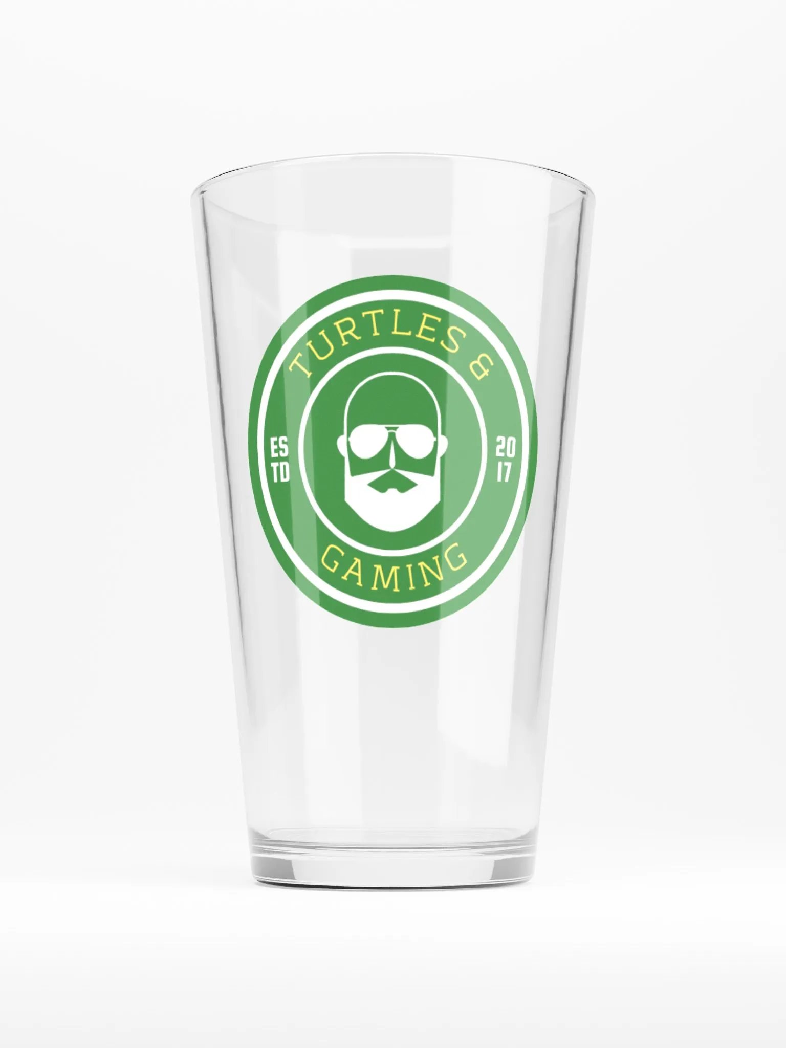 Turtles & Gaming Pint Glass product image (1)