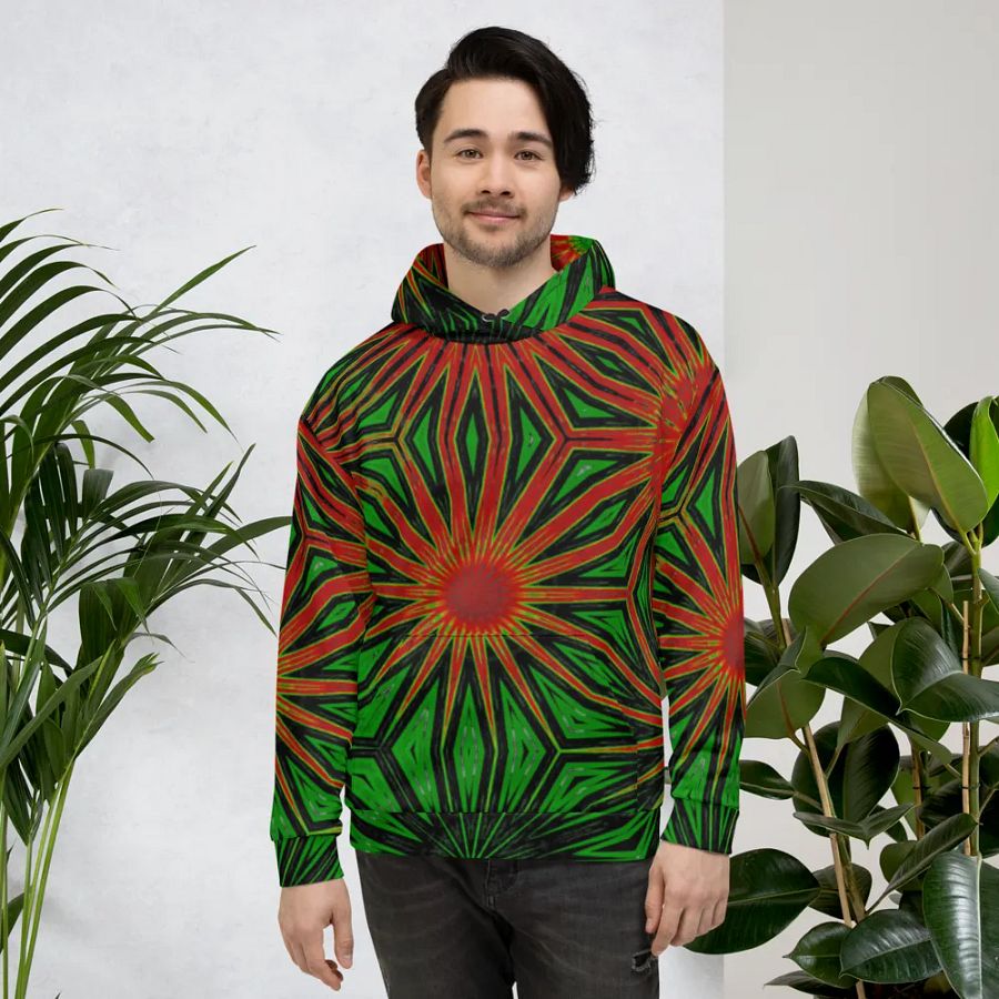 Abstract Modern Impressive Unisex Pull Over Hoodie product image (8)