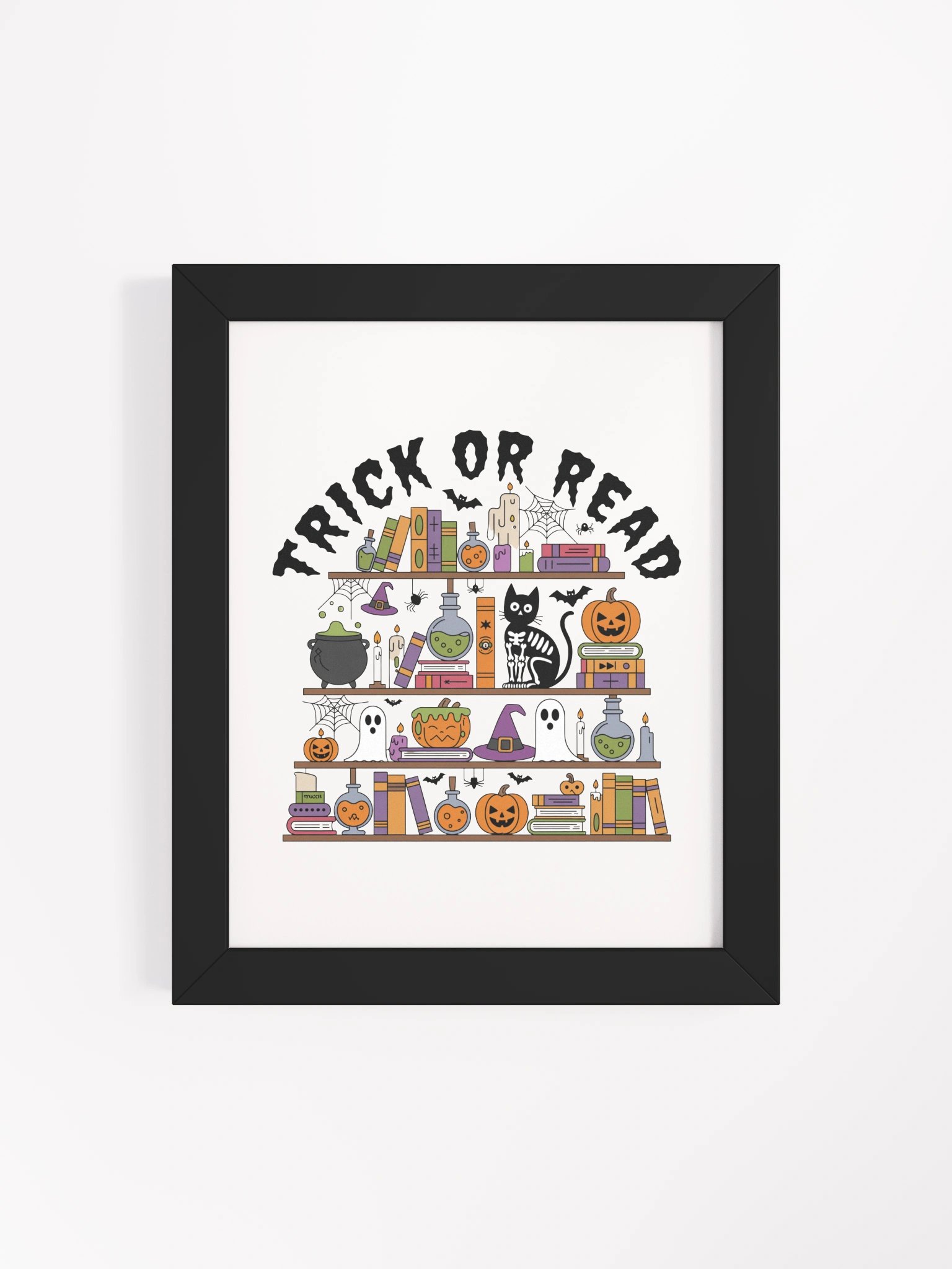 Trick or Read Halloween Framed Poster product image (8)