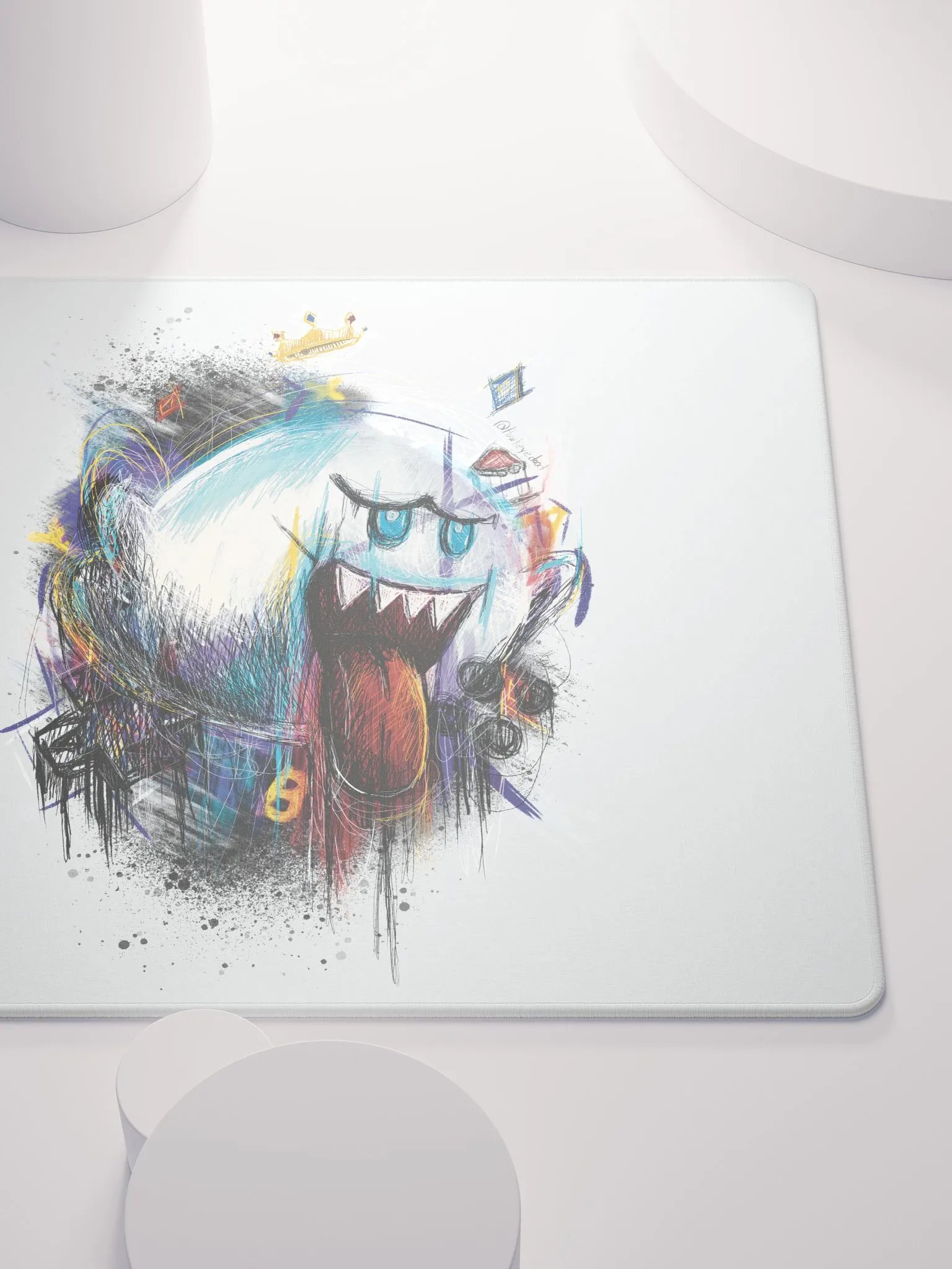 King Boo by StephyJ Gaming Mouse Pad product image (9)