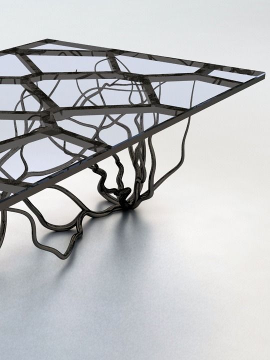 Voronoi Shortest Walk Parametric Furniture Design Grasshopper Rhino Files Download product image (4)