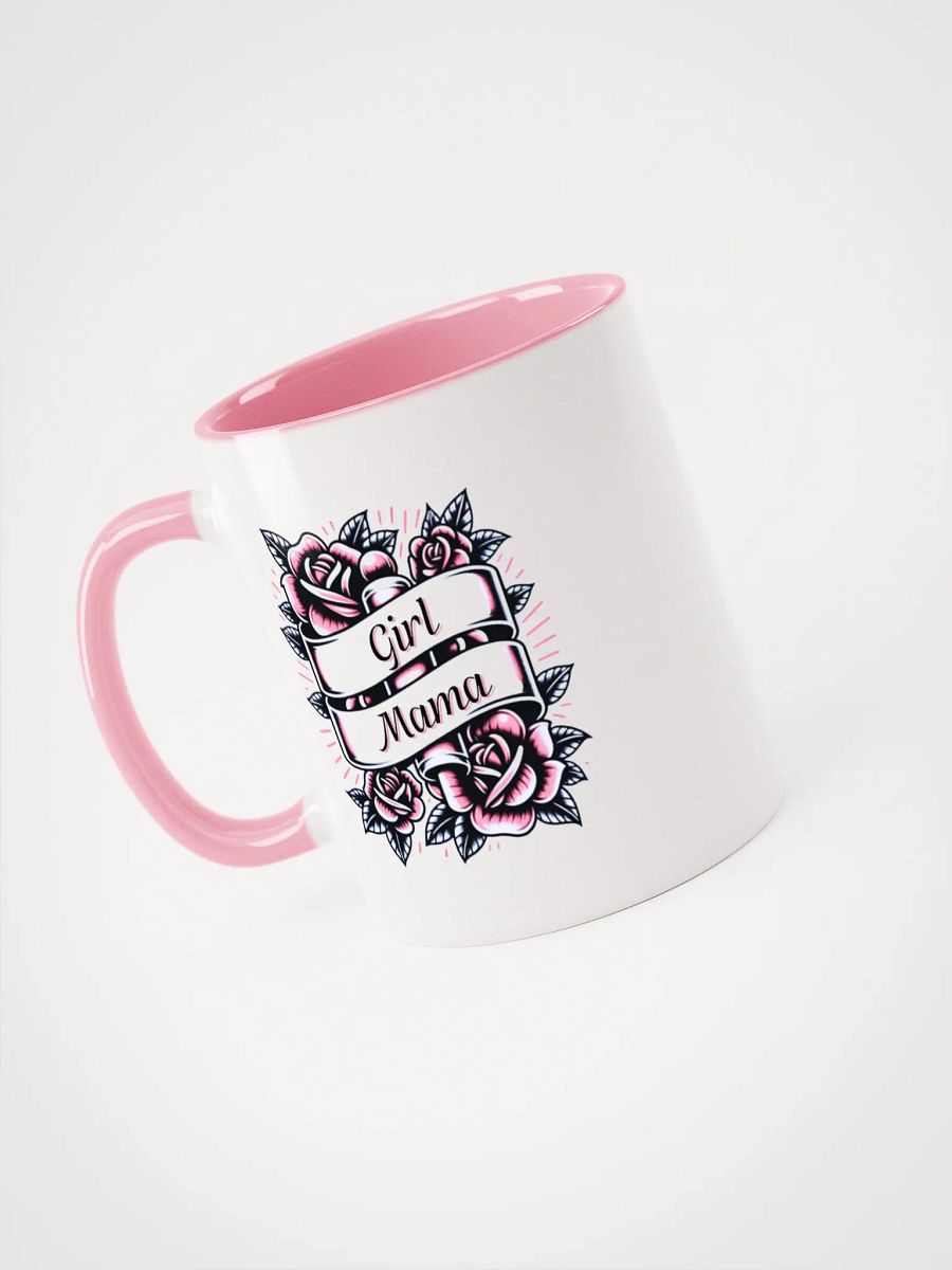 Girl Mama Floral Tattoo Ceramic Mug product image (3)