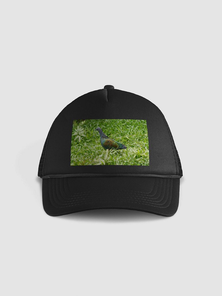 Iridescent Feather Foam Trucker Hat product image (1)