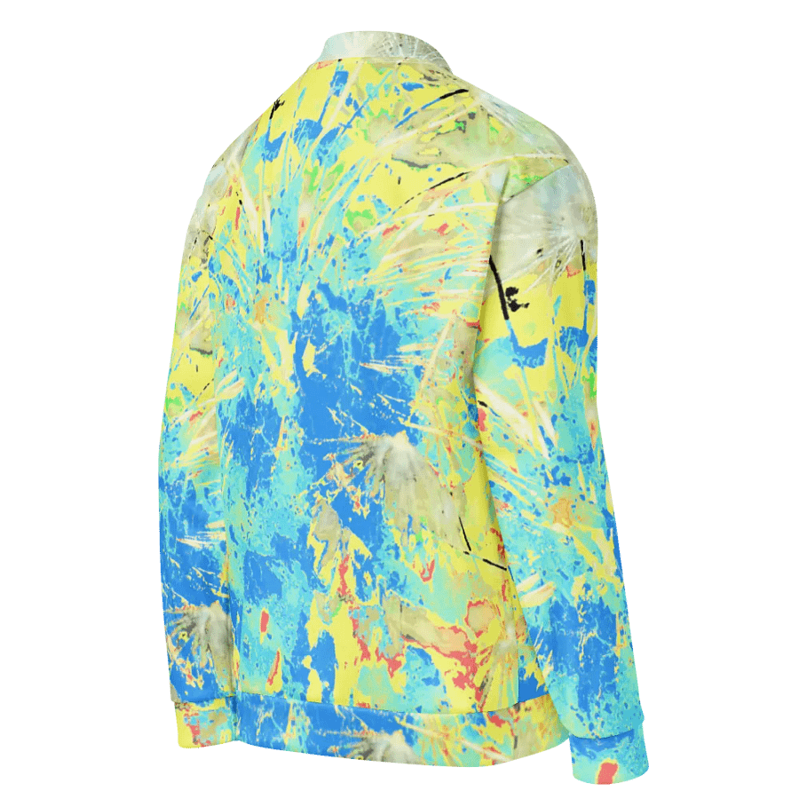 Cool Abstract Dandelion Seeds Unisex Bomber Jacket product image (7)