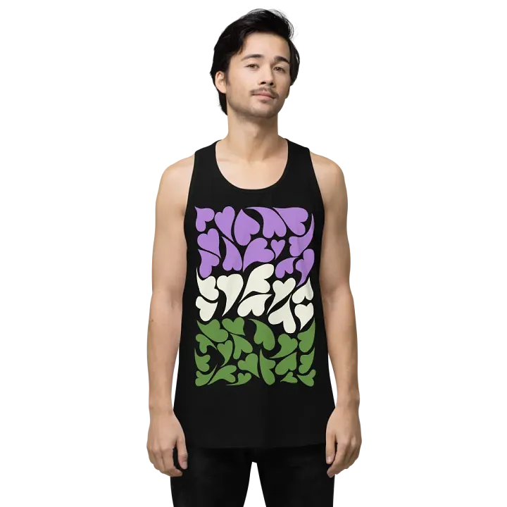 Nestled PRIDE Genderqueer Tank Top product image (1)