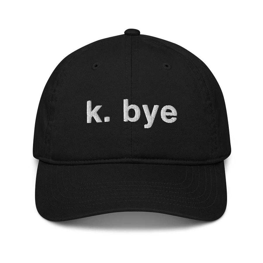 k. bye cap (Black) product image (1)