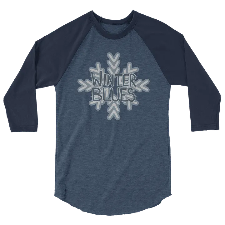 Winter Blues - Baseball Shirt product image (2)