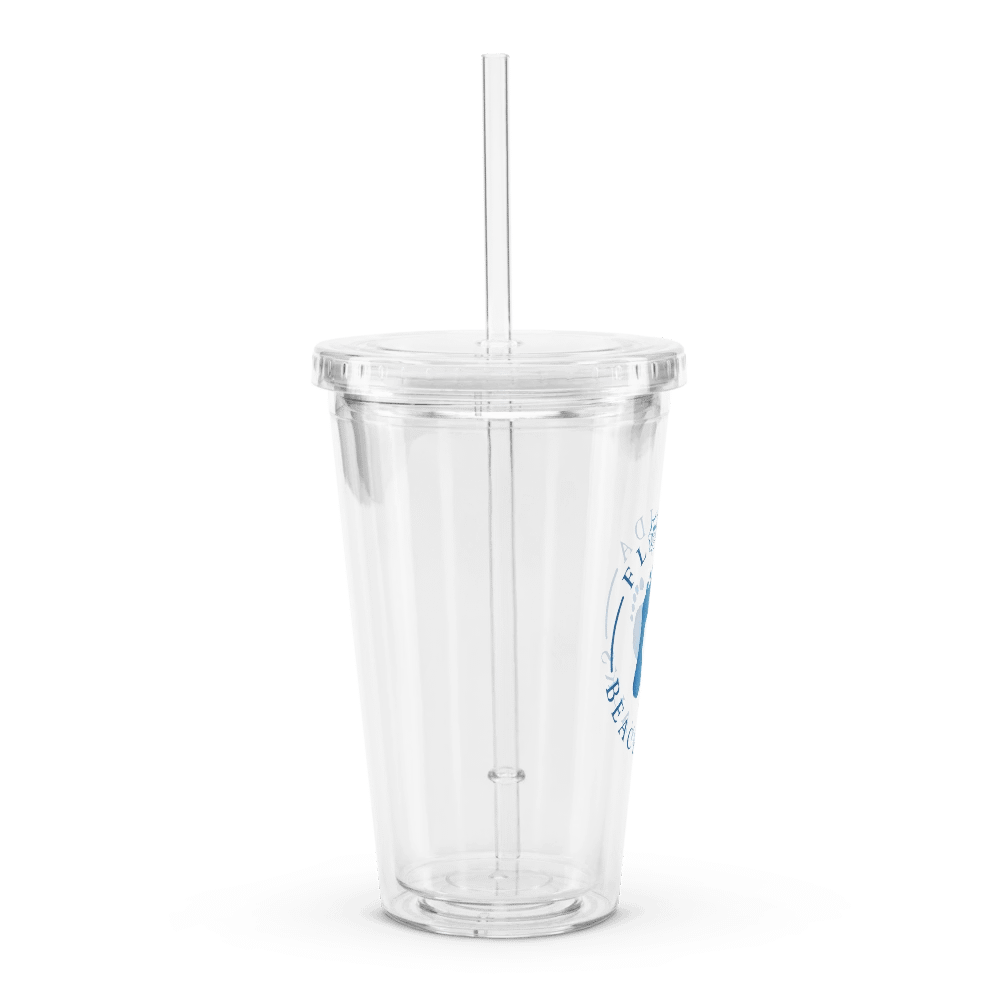 FBW Circle Logo Double Wall Clear Plastic Tumbler (16 oz) product image (4)
