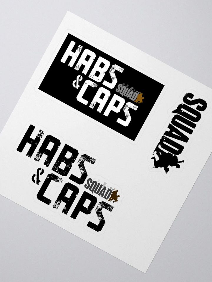 Squad Habs & Caps Sticker Sheet 1 product image (4)
