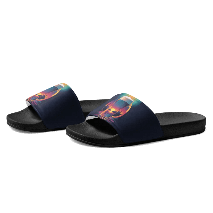 Beer Sunset Womens Slip on Slides product image (2)