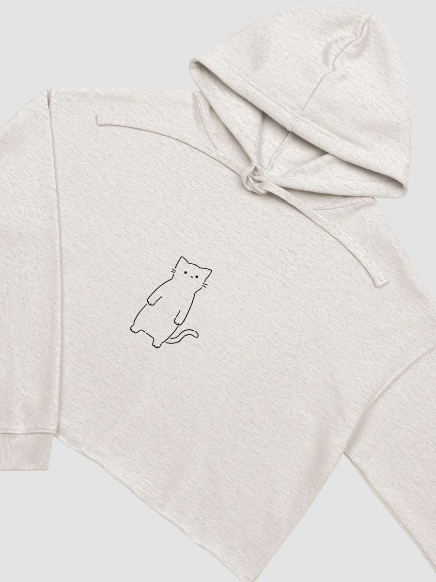 Cute Cartoon Cat Cropped Hoodie product image (11)