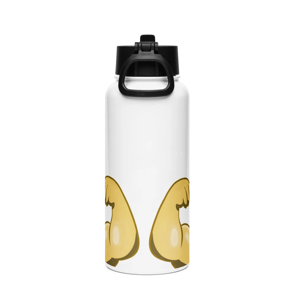 Gold Flexi Magi Stainless: 32 oz Straw Lid Water Bottle product image (2)