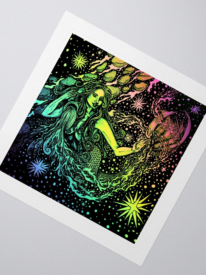 Limited Edition Aquarius Zodiac Kiss Cut Stickers product image (2)