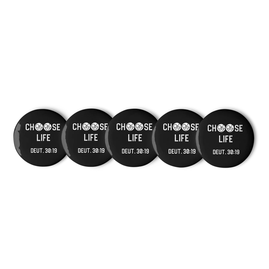 Choose Life Pin Set: Black product image (3)